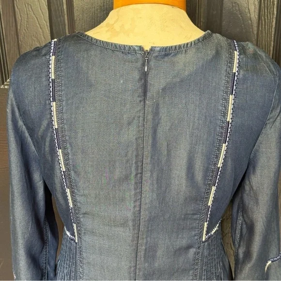 Marks & Spencer Collection Embroidered MIDI Dress 10 - Picture 10 of 15